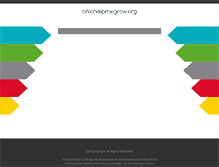 Tablet Screenshot of ohiohelpmegrow.org